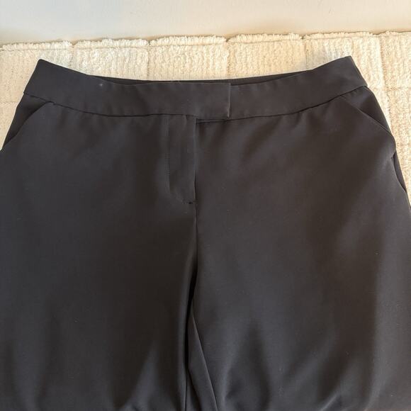 Liz Claiborne Emma Classic Black Ankle Pants Size 12 Staple Office Essential - Picture 4 of 13